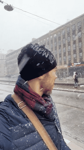 Bill in the snow (enable images!)