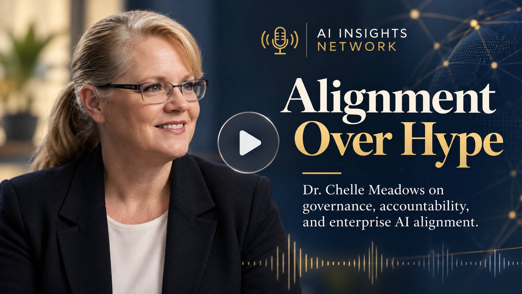 Dr. Chelle Meadows featured on AI Insights Network discussing Alignment Over Hype