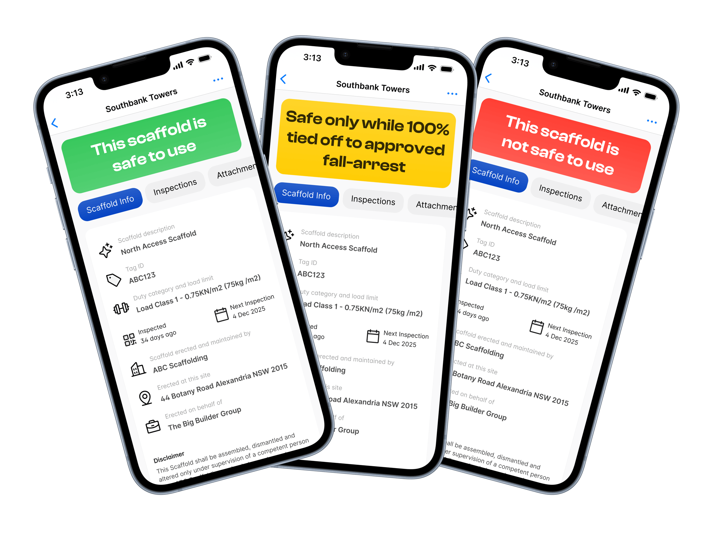 New in Scafflinq: 100% Tie-Off Scaffold Status