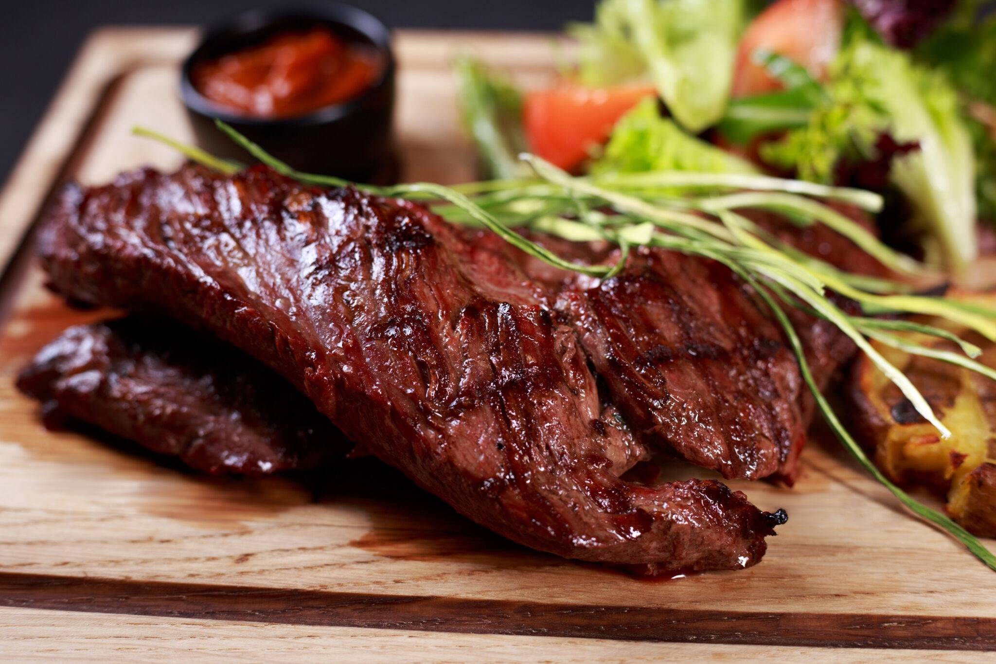 Grilled Korean-Style Skirt Steak