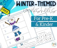 Free Winter Worksheets For Preschool And Kindergarten