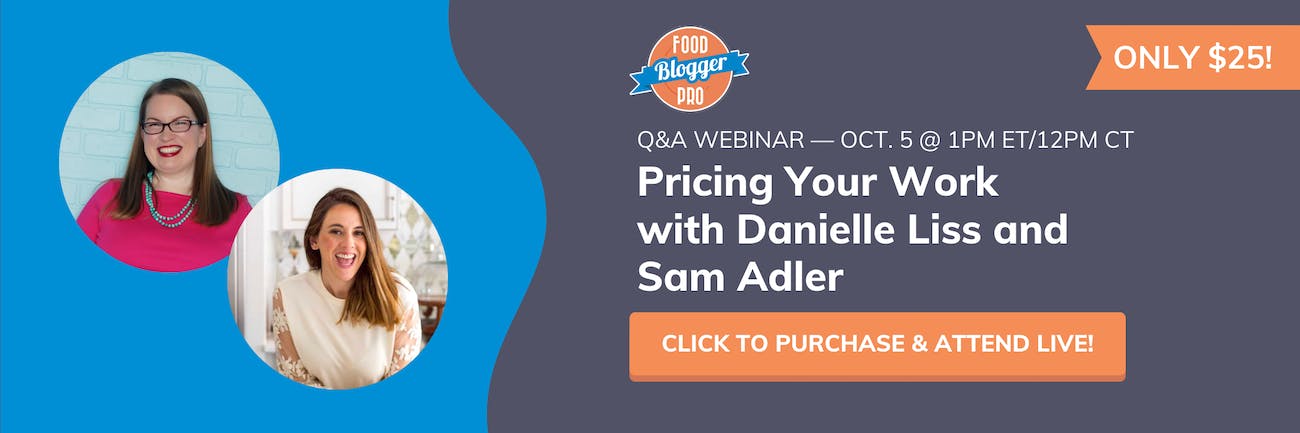 a promo banner for our Q&A webinar with Danielle Liss and Sam Adler