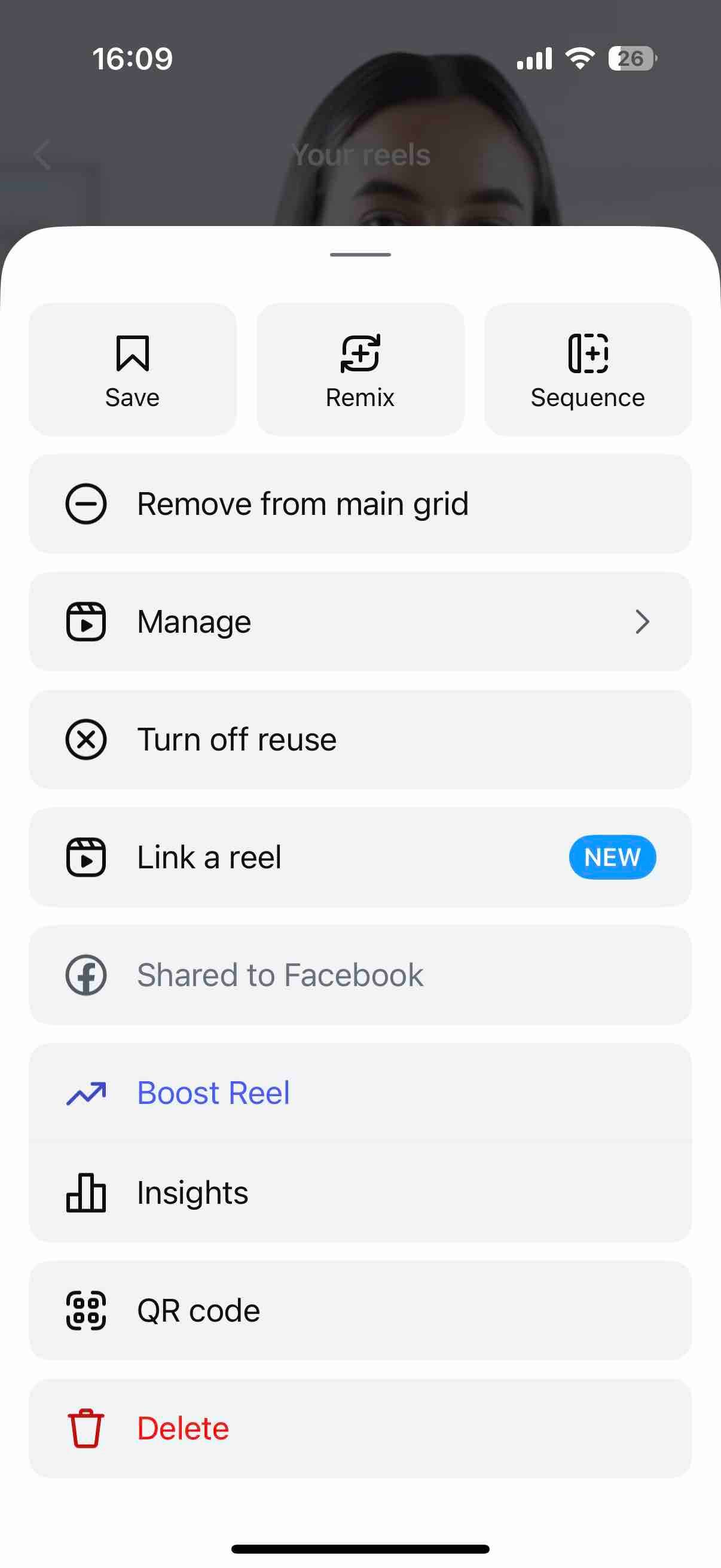 link a reel