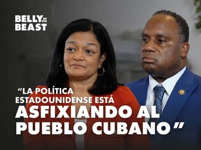 Los representantes Pramila Jayapal (D-WA) y Jonathan Jackson (D-IL)