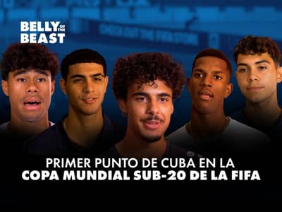 selección nacional masculina Sub-20 obtuvo su primer punto en una Copa del Mundo. En un nuevo video, Belly of the Beast conversa con jugadores sobre lo que este logro significa para ellos y para el futuro del fútbol cubano.