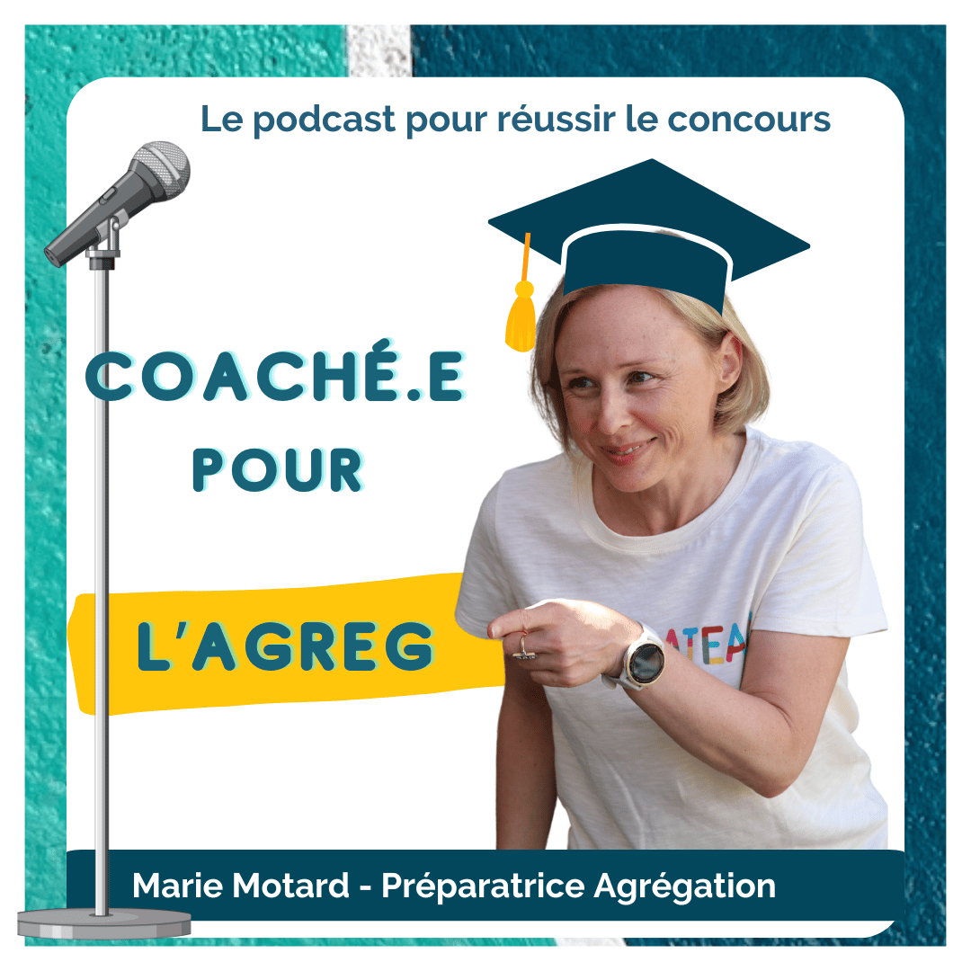 visuel du podcast coaché pour l'agreg