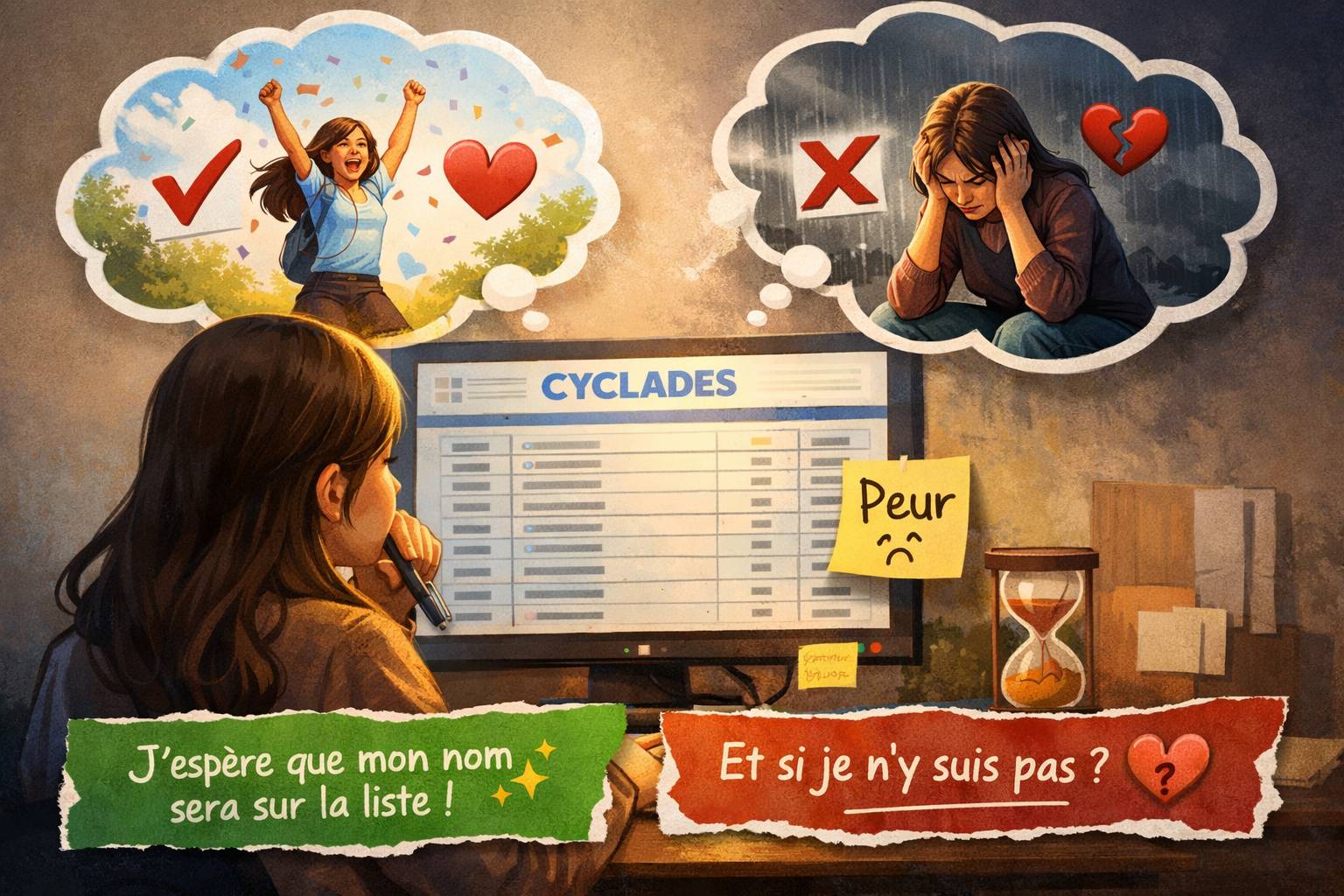 attente des résultats