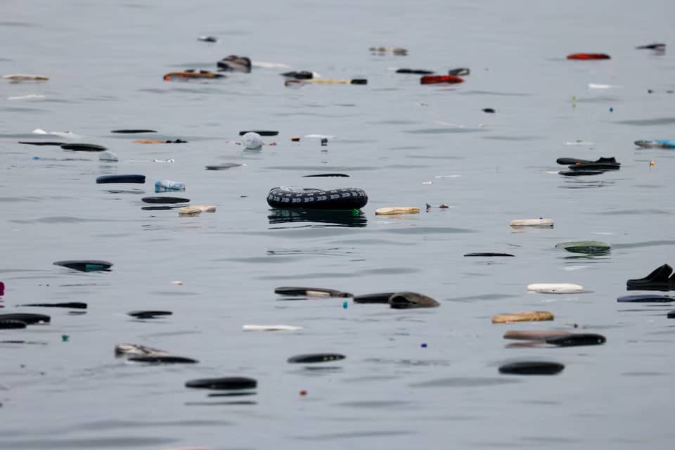 Ceuta beach belongings
