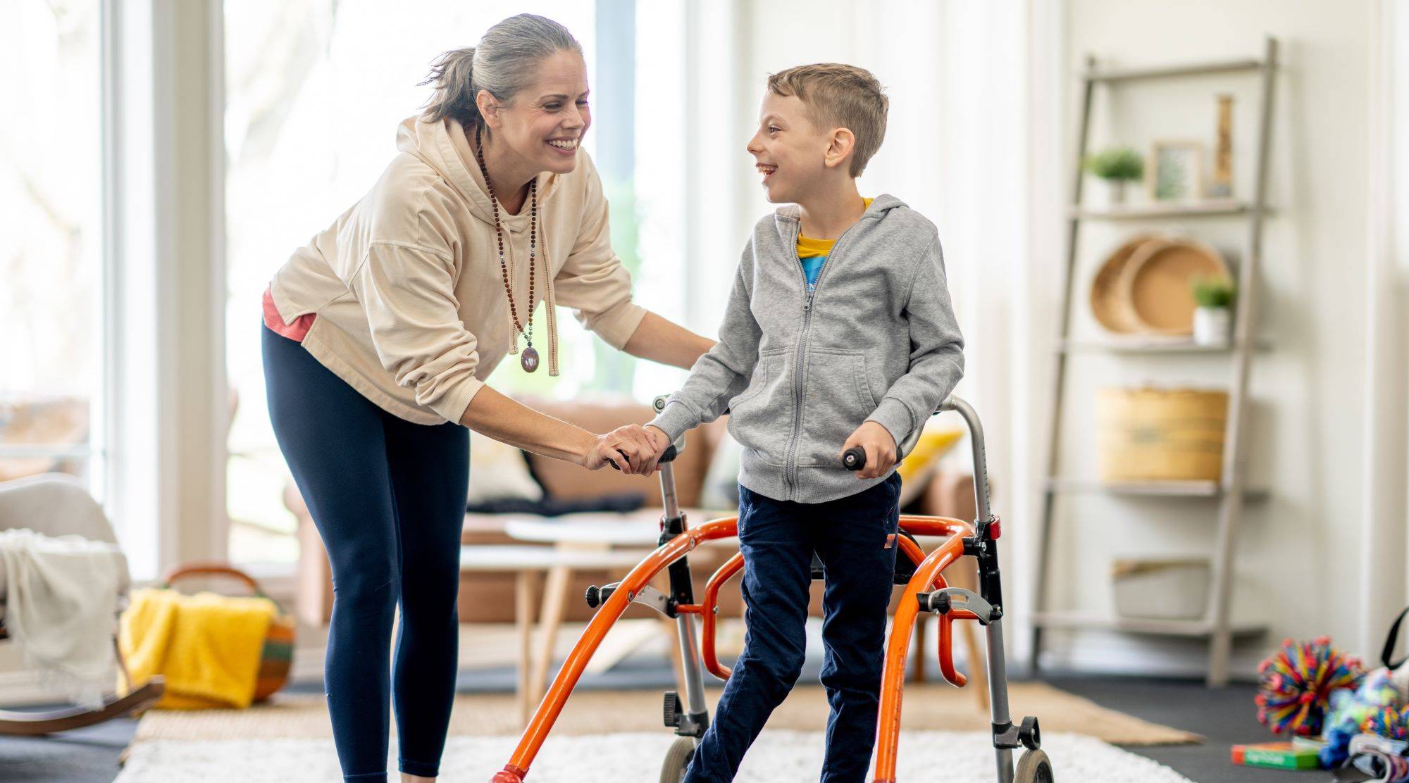 A service provider, funded by a Medicaid waiver, providing services for a disabled child.