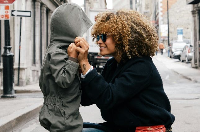 Mother getting paid to take care of her disabled son.