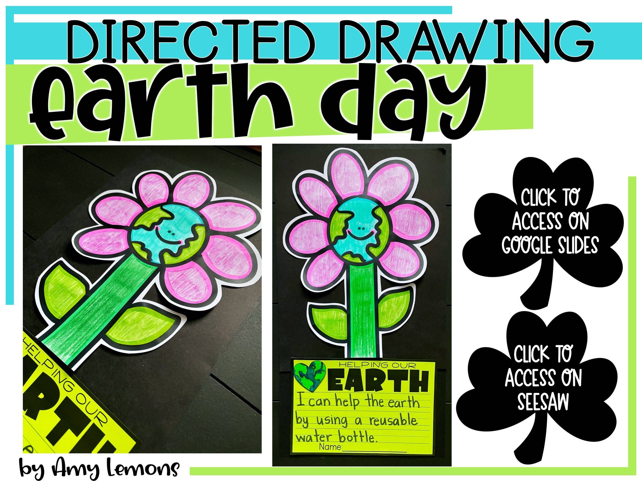 Earth Day Directed Drawing and Picture Book Ideas Amy Lemons