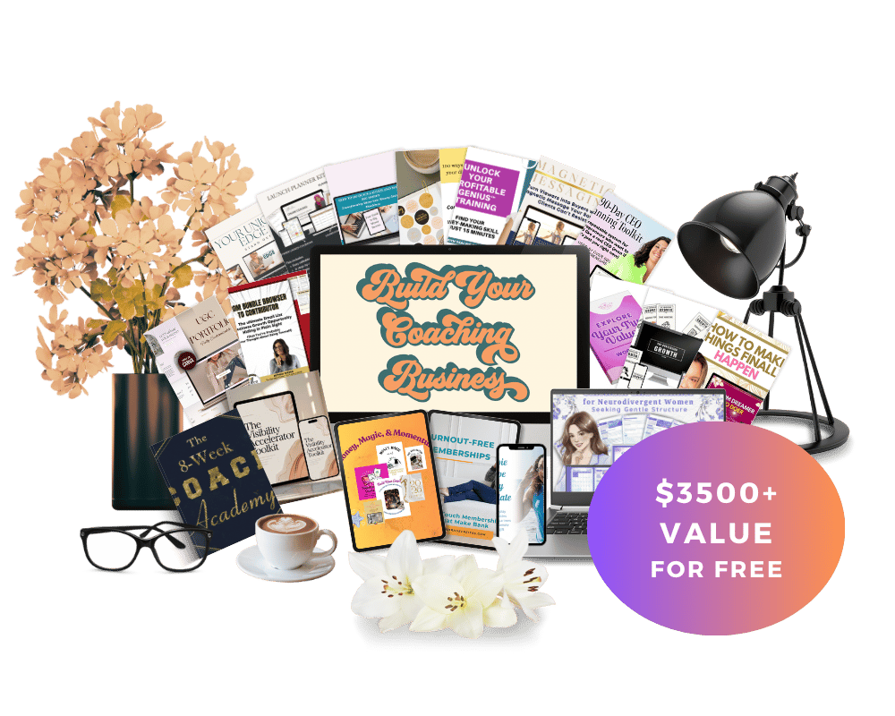 Build Your Coaching Business bundle mockup