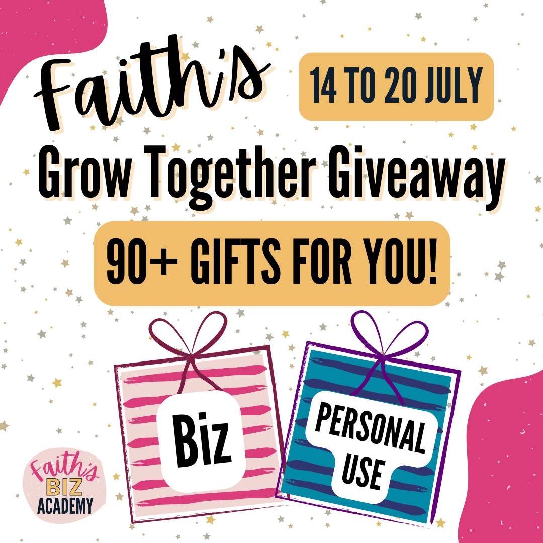 Faith's Grow Together Giveaway