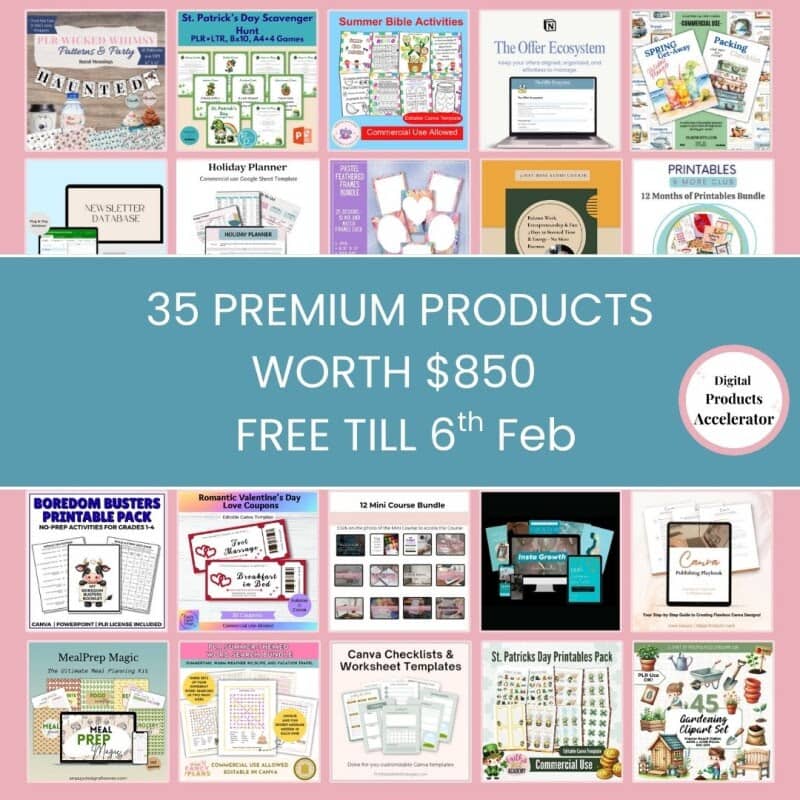 Digital Products Accelerator mockup