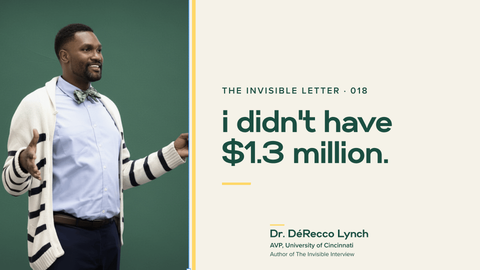 I didn't have $1.3 million