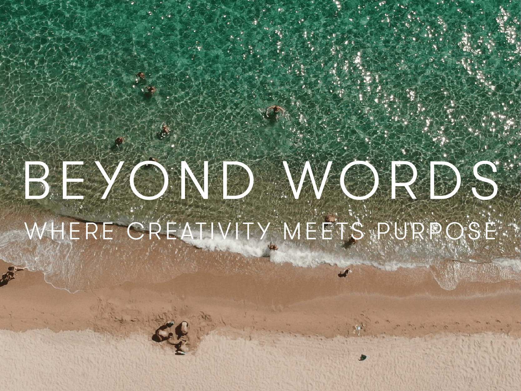 Beyond Words June seaside cover image