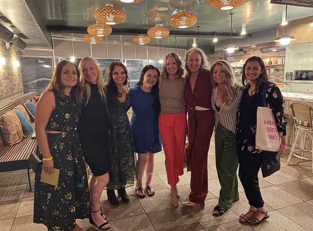 Group photo of BTS group at Farnoosh's book launch.