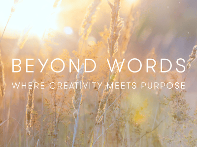 Sunset in field, Beyond Words