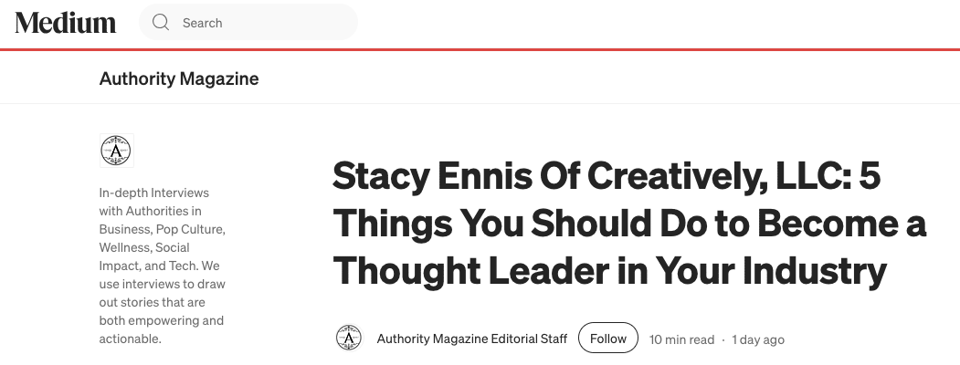 5 things you should do to become a thought leader in your industry