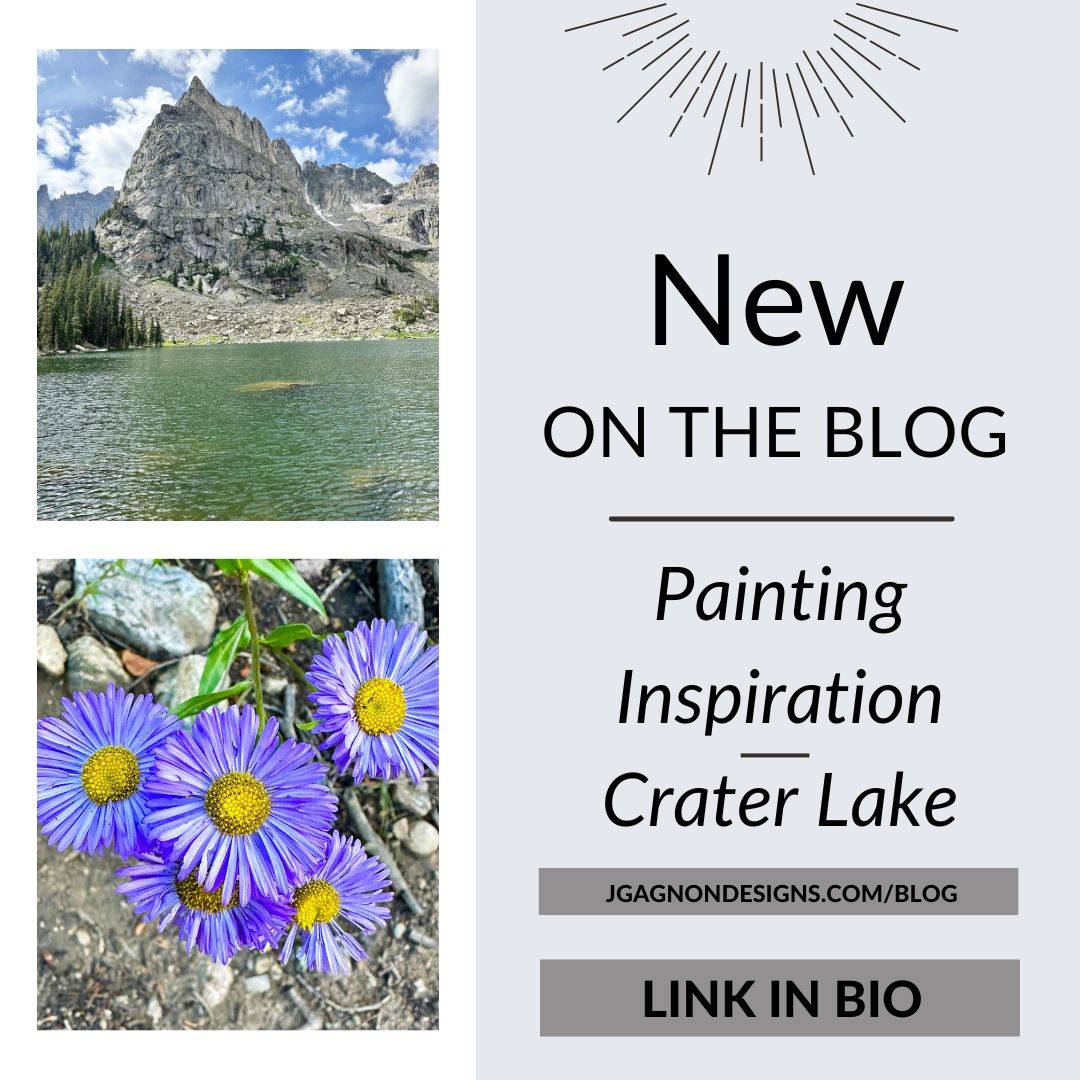 blog post painting inspiration crater lake