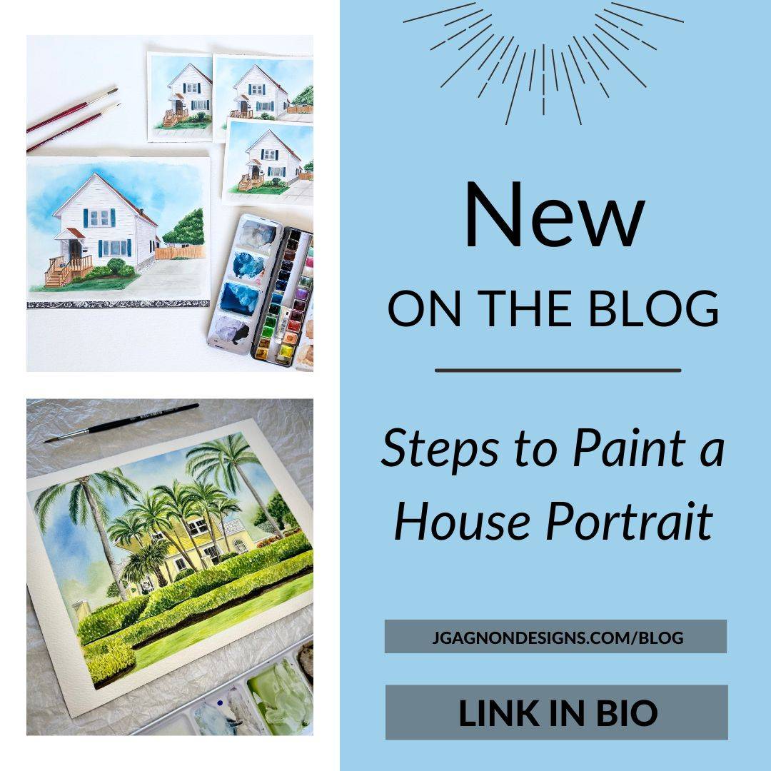 blog post using watercolor studies to prepare for painting