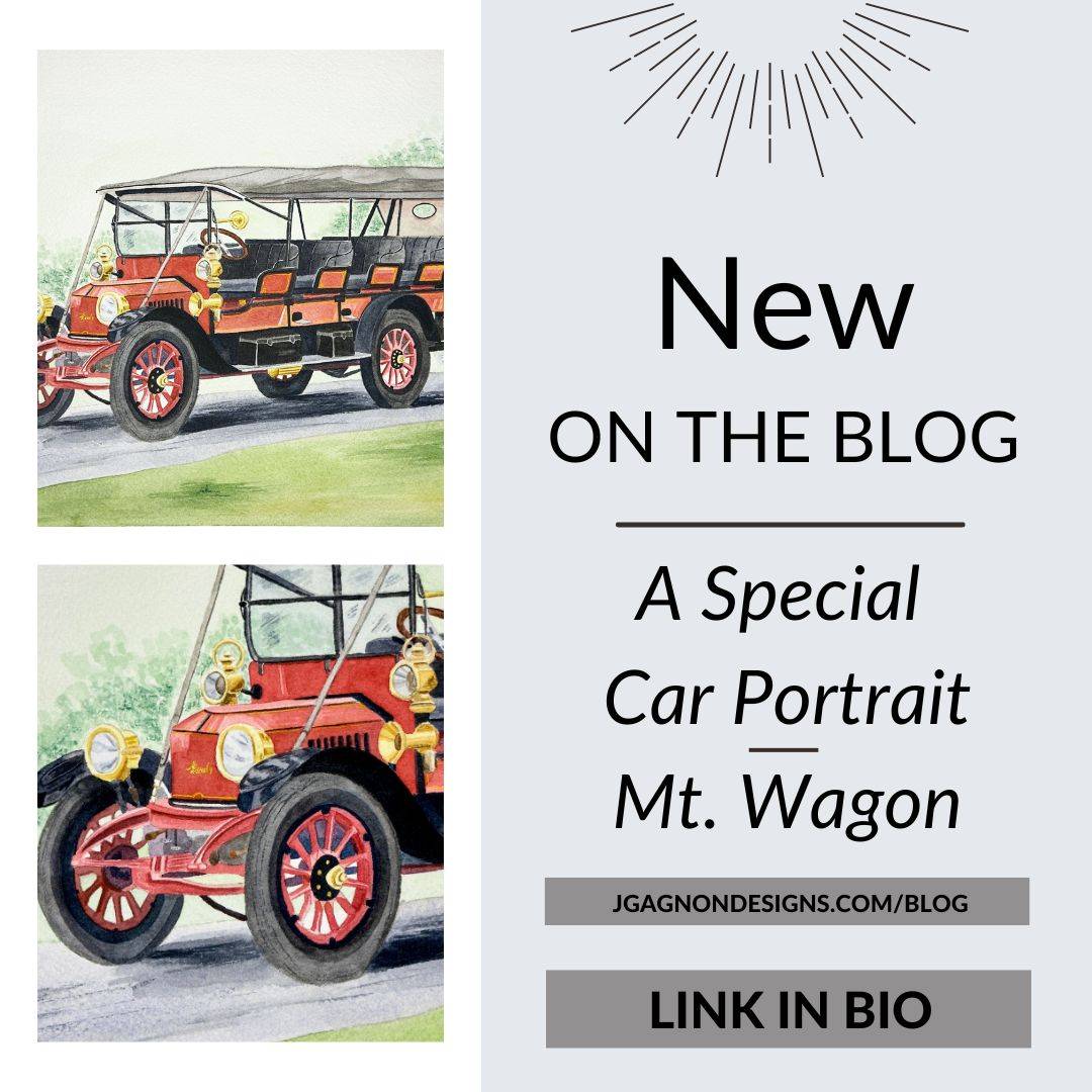 blog post using watercolor studies to prepare for painting