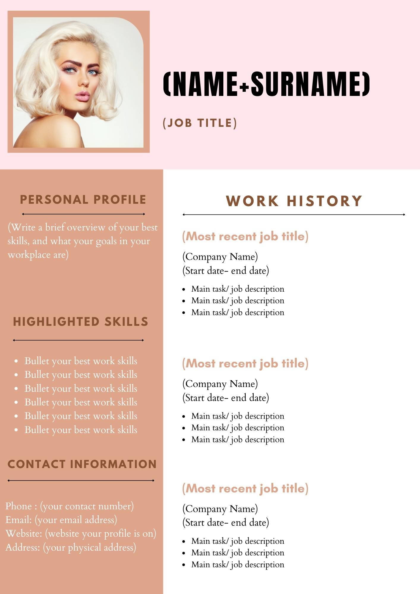 FREE RESUME TEMPLATE BUNDLE!