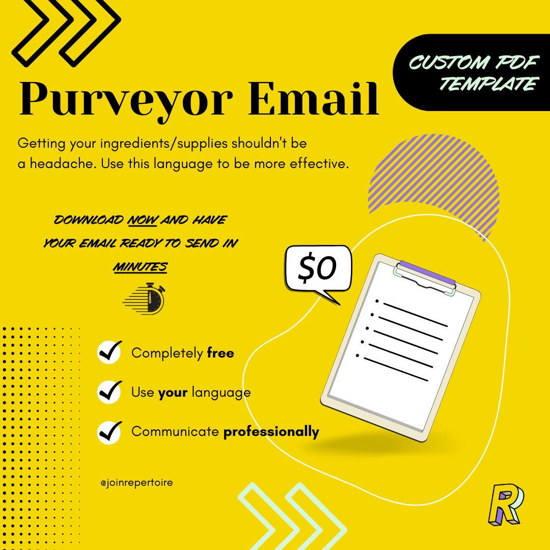 Free Purveyor Email Template Download
