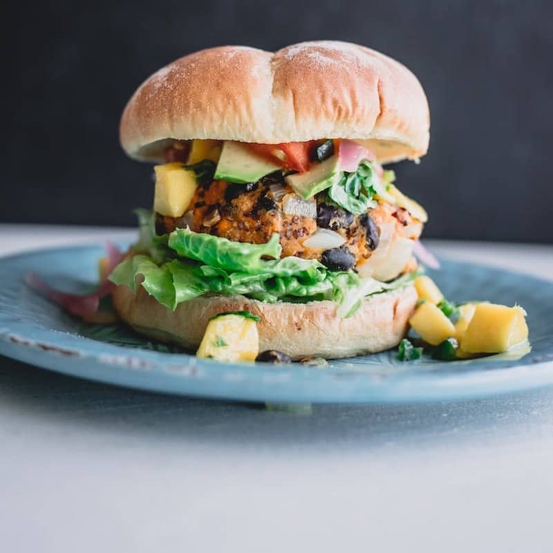 shallow focus photo of hamburger