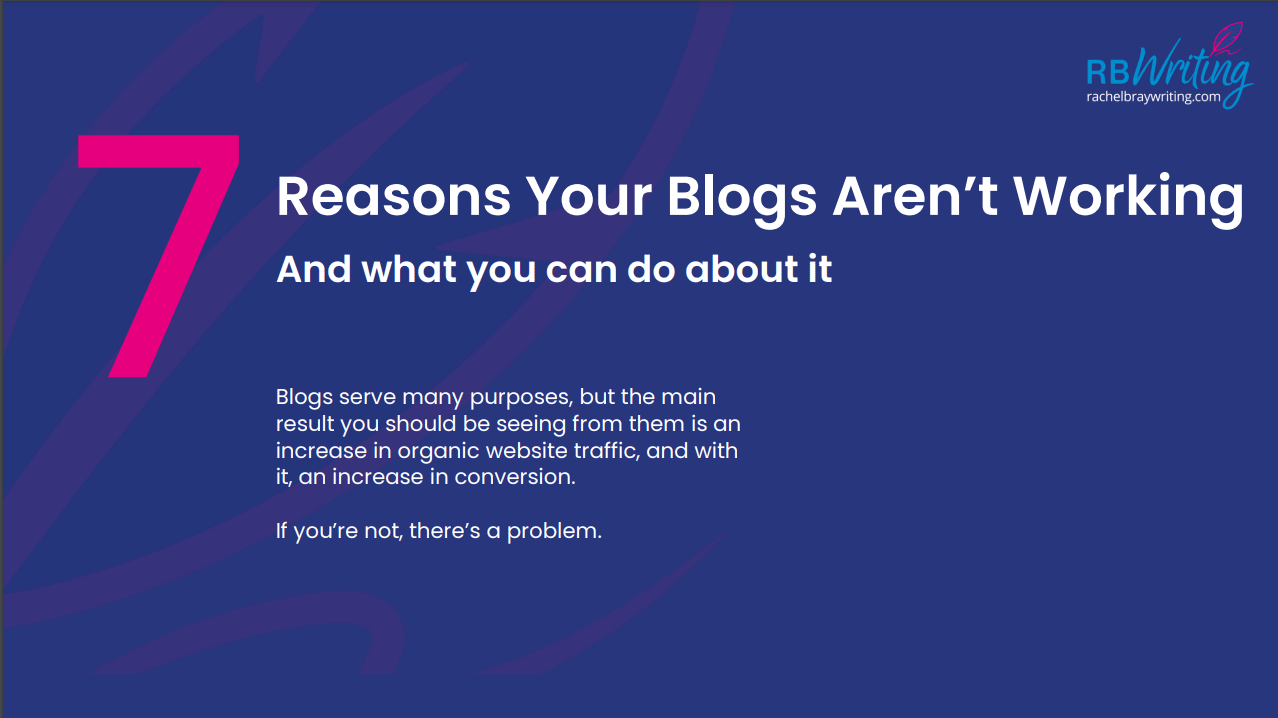 Reasons your blogs aren't working pdf screenshot