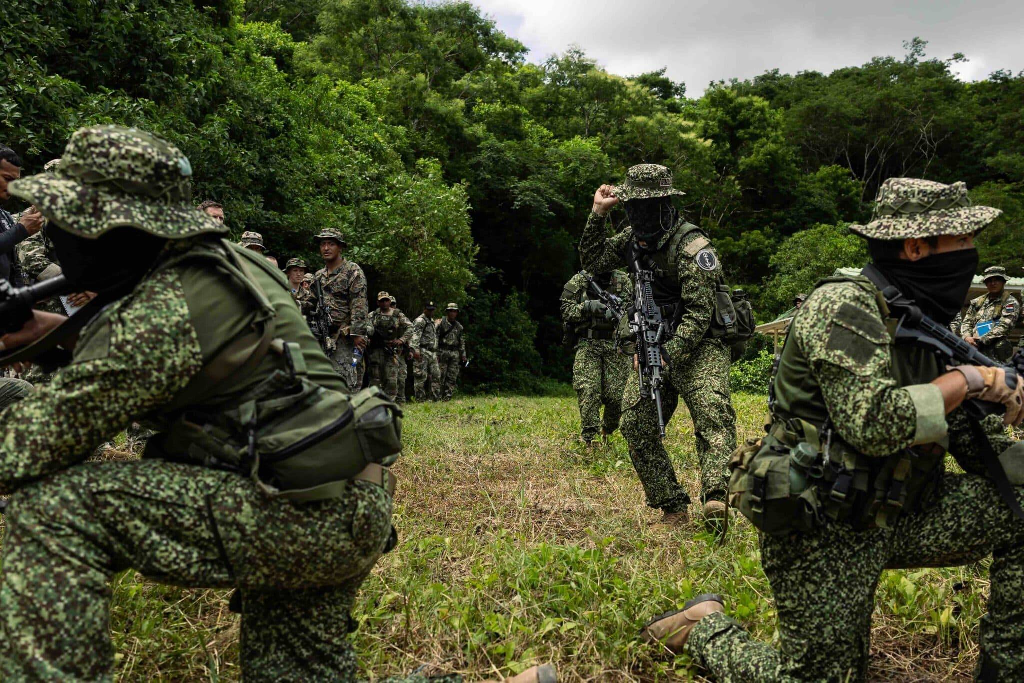 File Image: A squad of Colombian reconnaissance Marines demonstrate jungle patrolling during UNITAS LXIV at Cartagena, Colombia, July 15, 2023. (U.S. Marine Corps photo by Sgt. Colton K. Garrett)