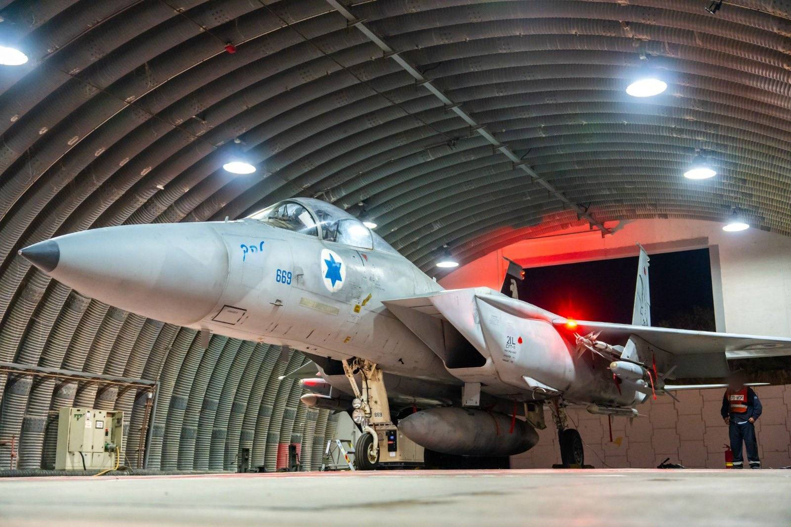 A F-15D Baz operated by the Israeli Air Force (IAF) which allegedly took part in Operation 'Rising Lion' in a photo released by the IDF (Source: IDF via X) 