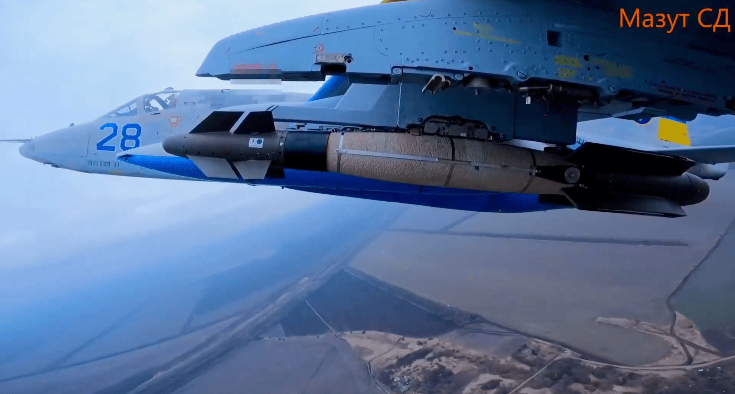  AASM Hammer guided glide bombs suspended under wing.