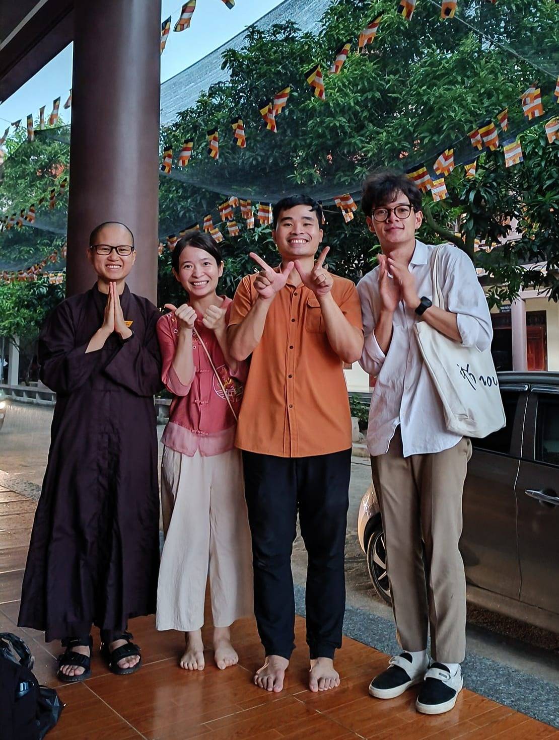 May be an image of 4 people