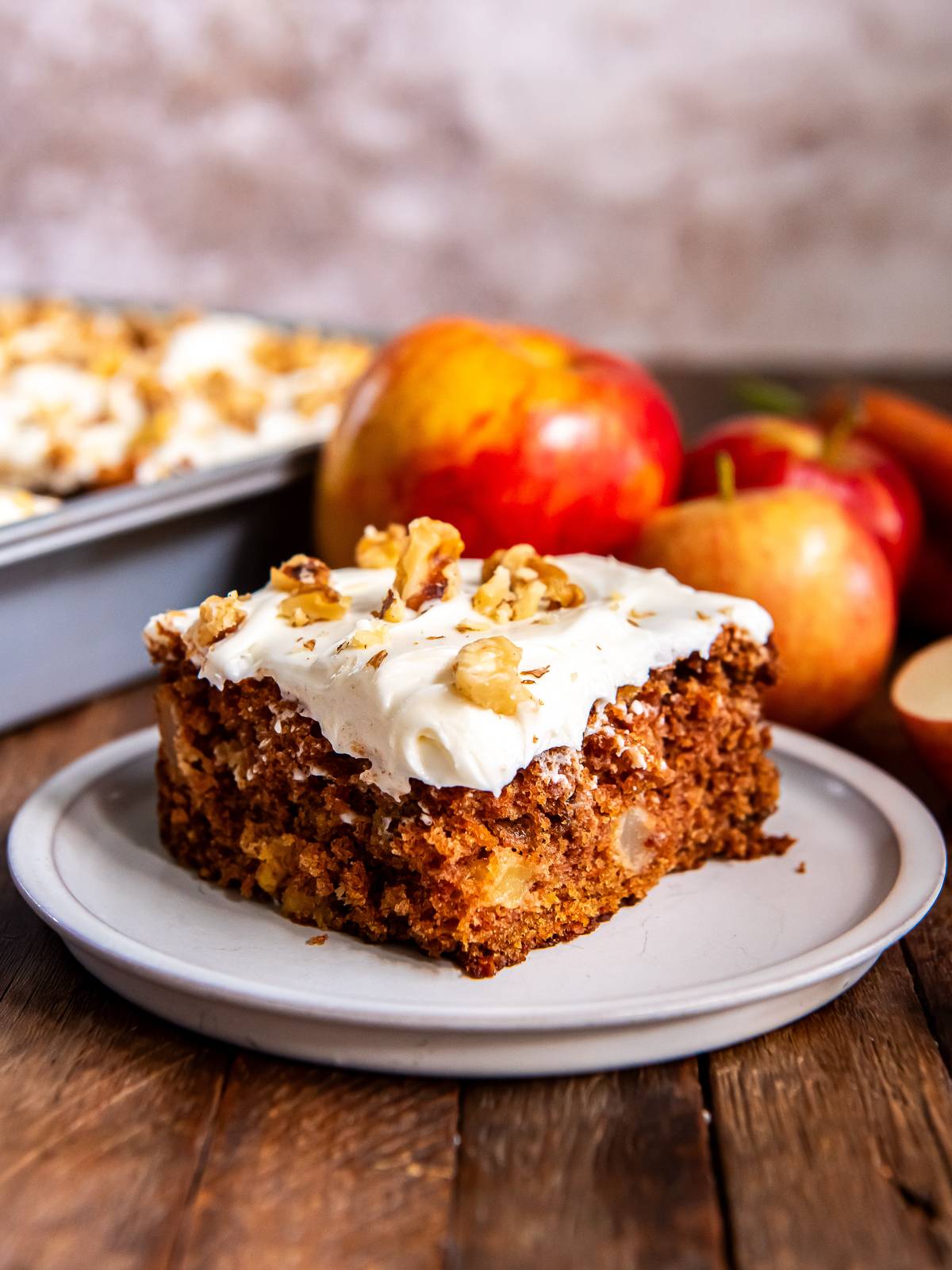Apple carrot cake