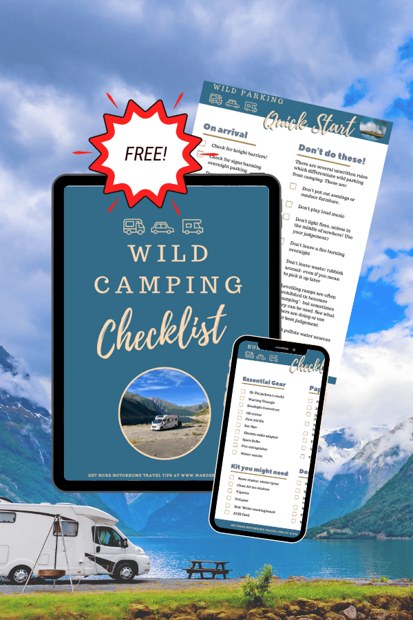 Wild Camping Essentials Checklist