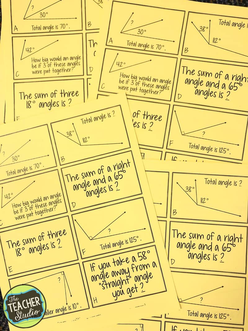 teaching angles, math practices, math sorts, fourth grade math , 4th grade math, protractors, using protractors