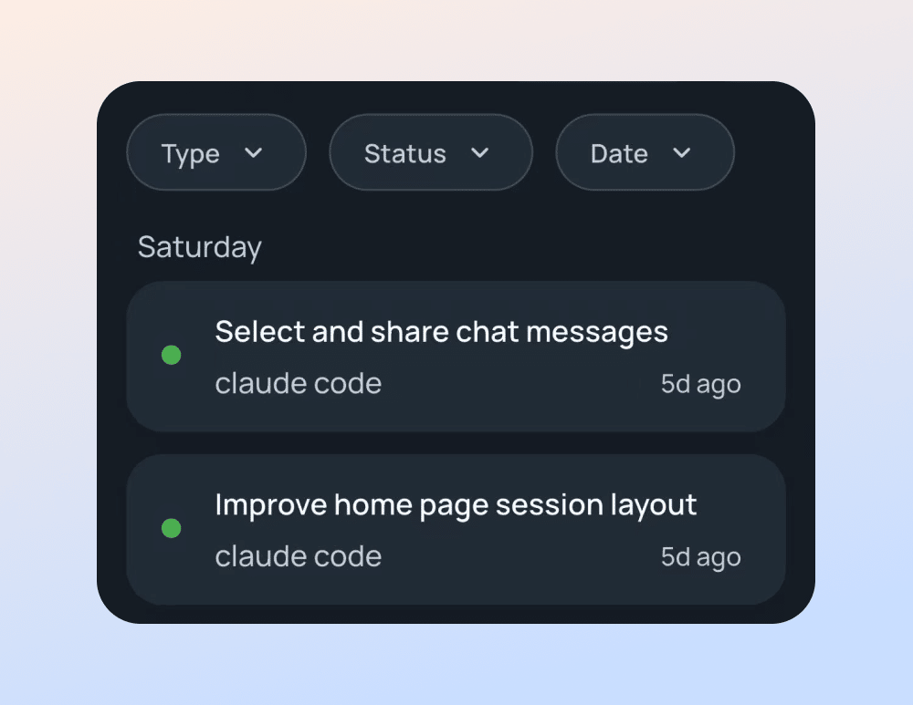 Improve Vicoa home page and session layout