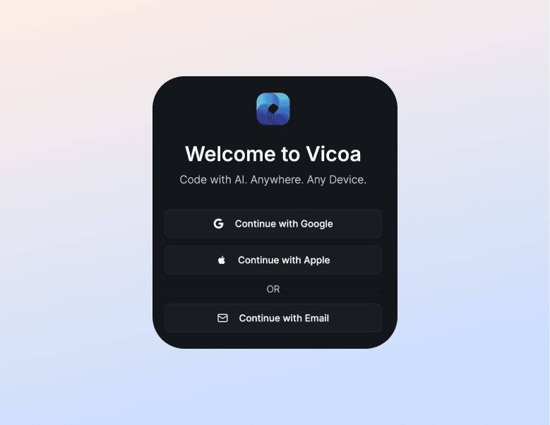 Vicoa - Login