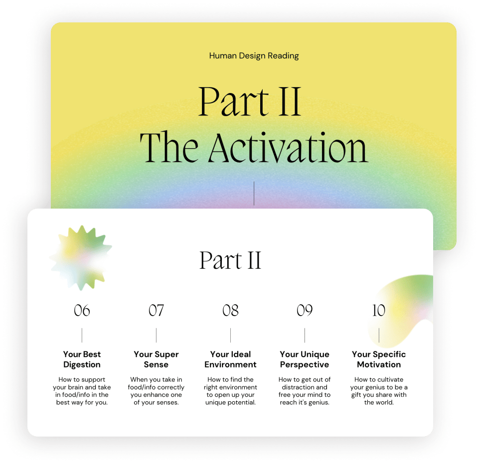 Human Design Reading Part II