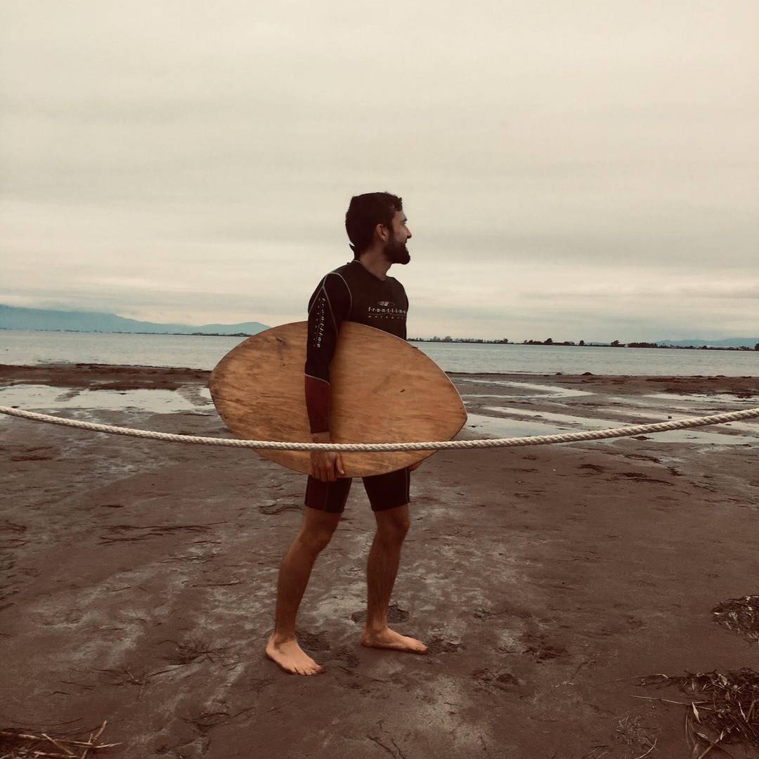 getting ready to skim