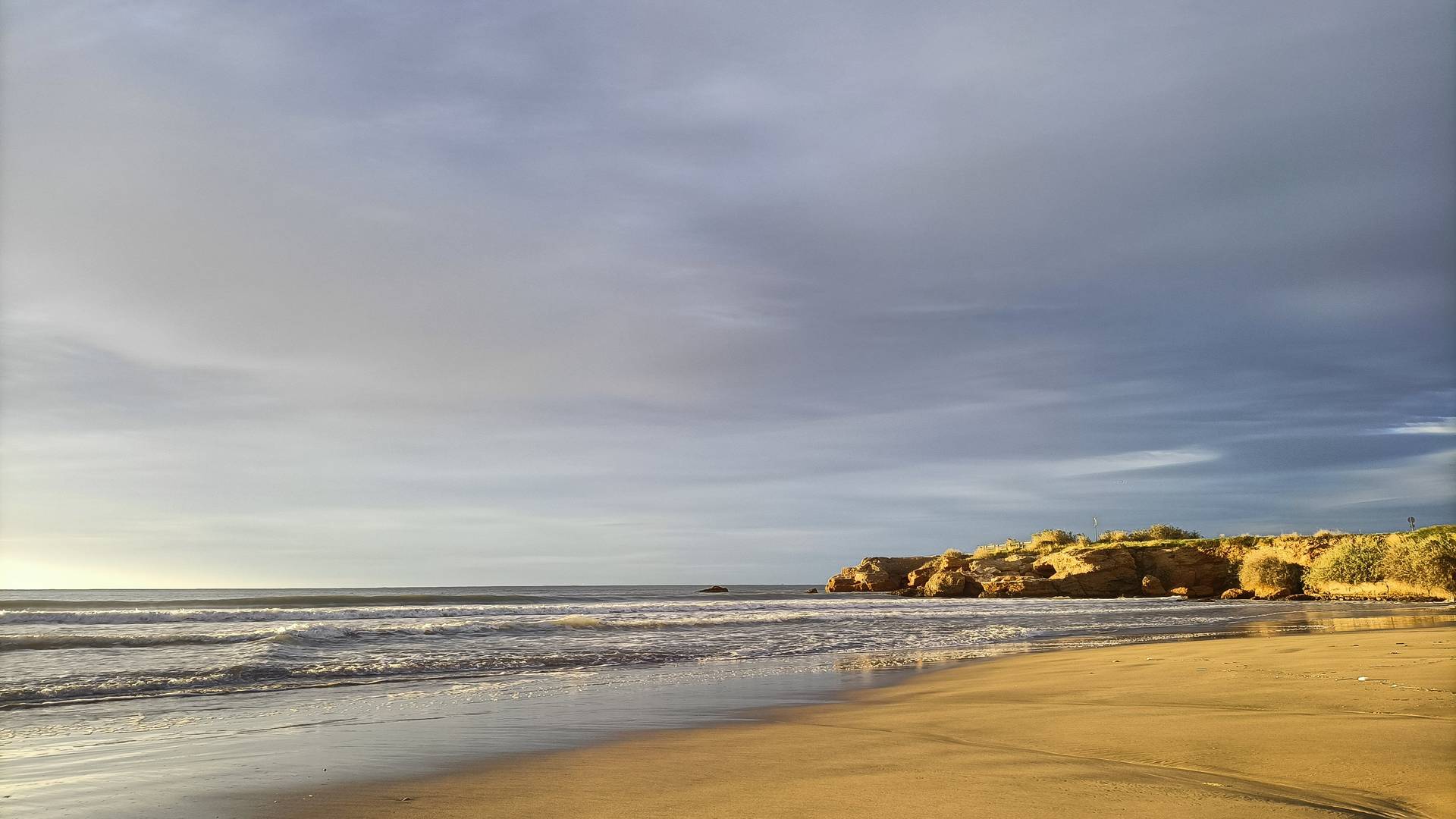 winter beach