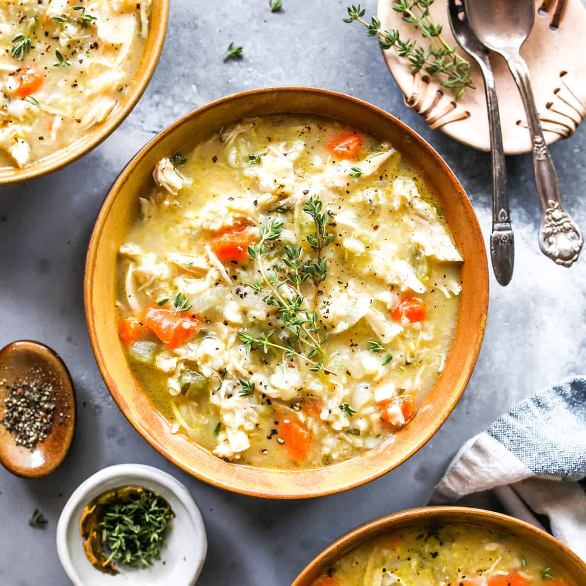 chicken & rice soup