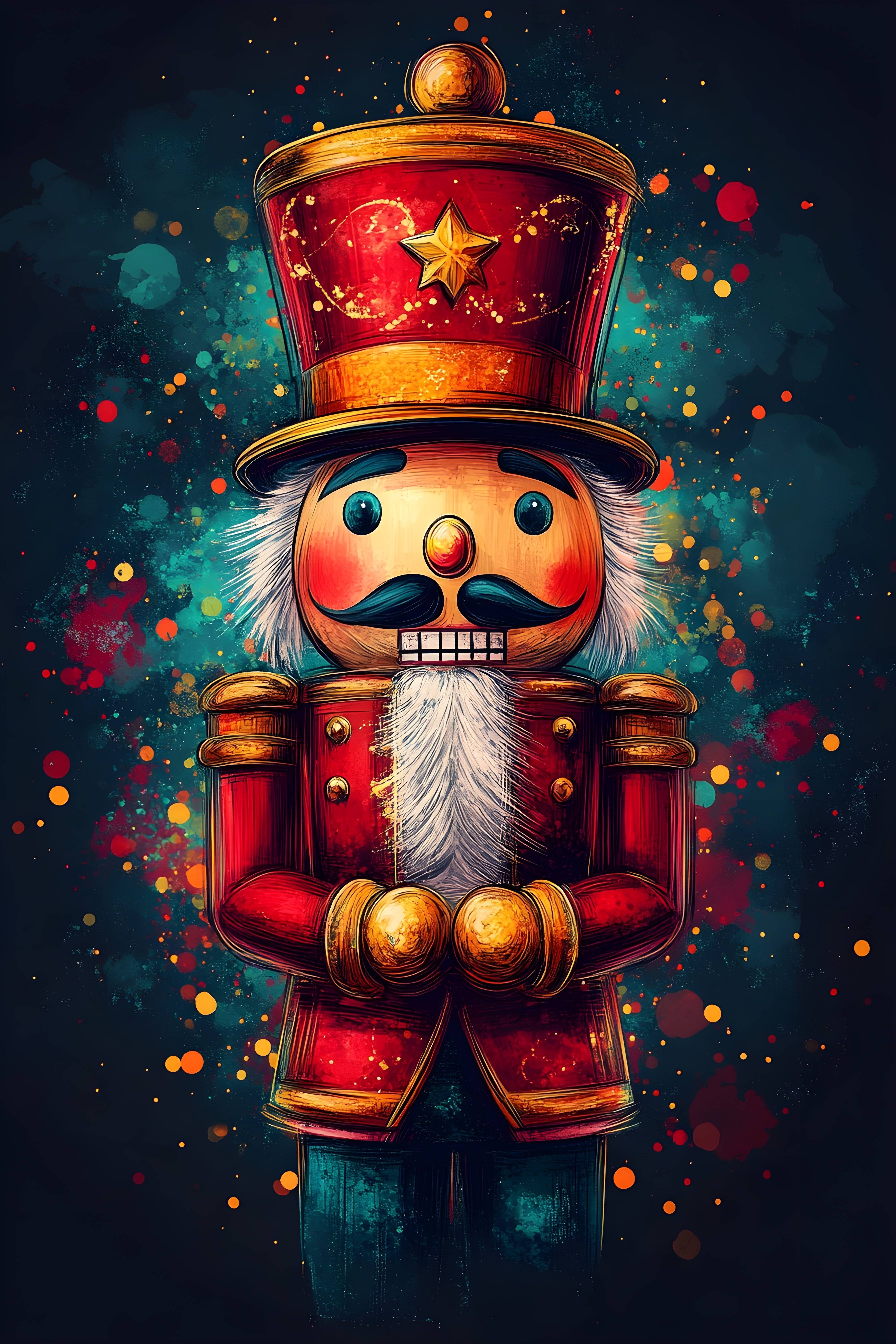 🎄 Enjoy These Festive Nutcracker Digital Images Inspired By Famous Artists