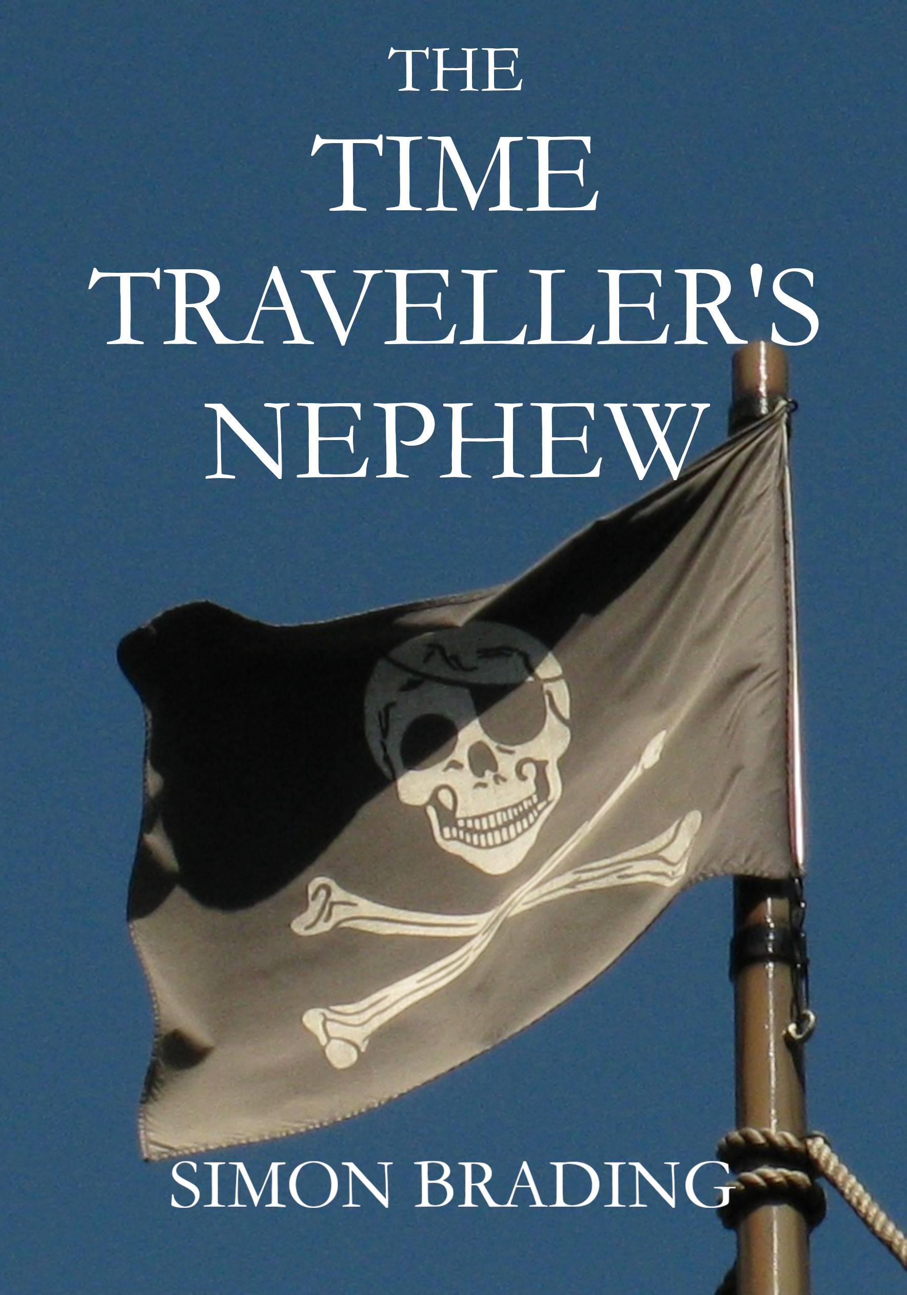 Part of the cover of The Time Traveller's Nephew, the first book in the Displacers time travel series
