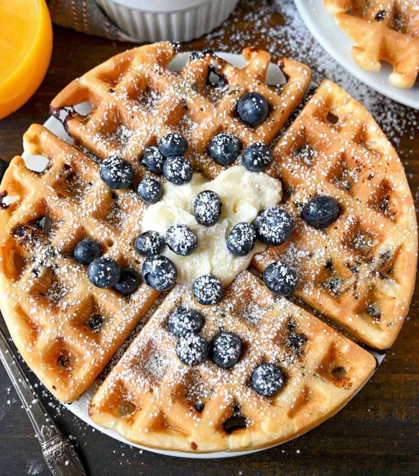 Blueberry Waffles