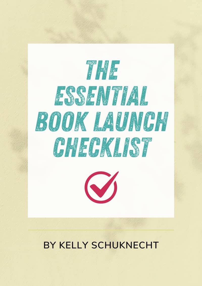 book launch checklist