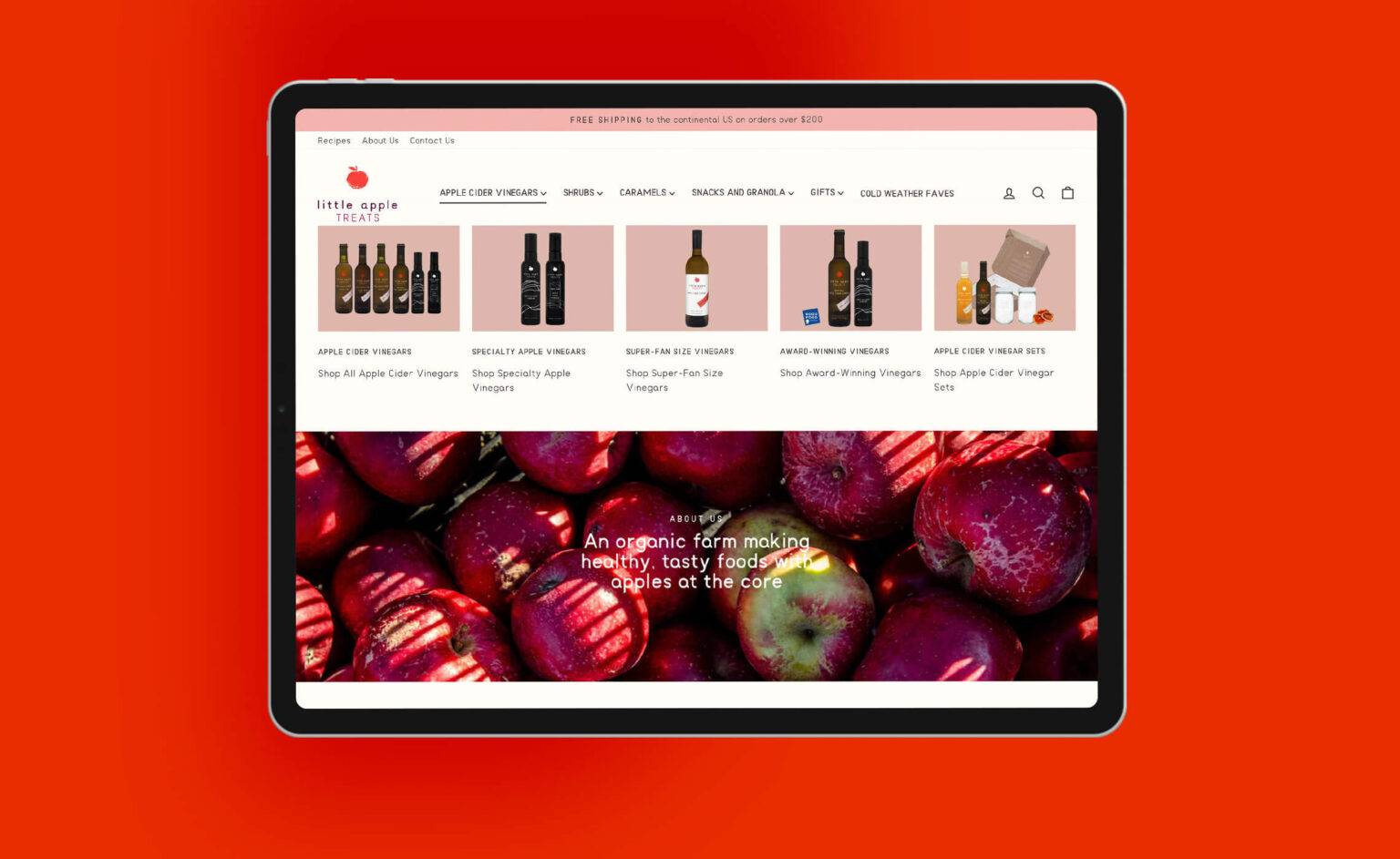 Little Apple Treats website