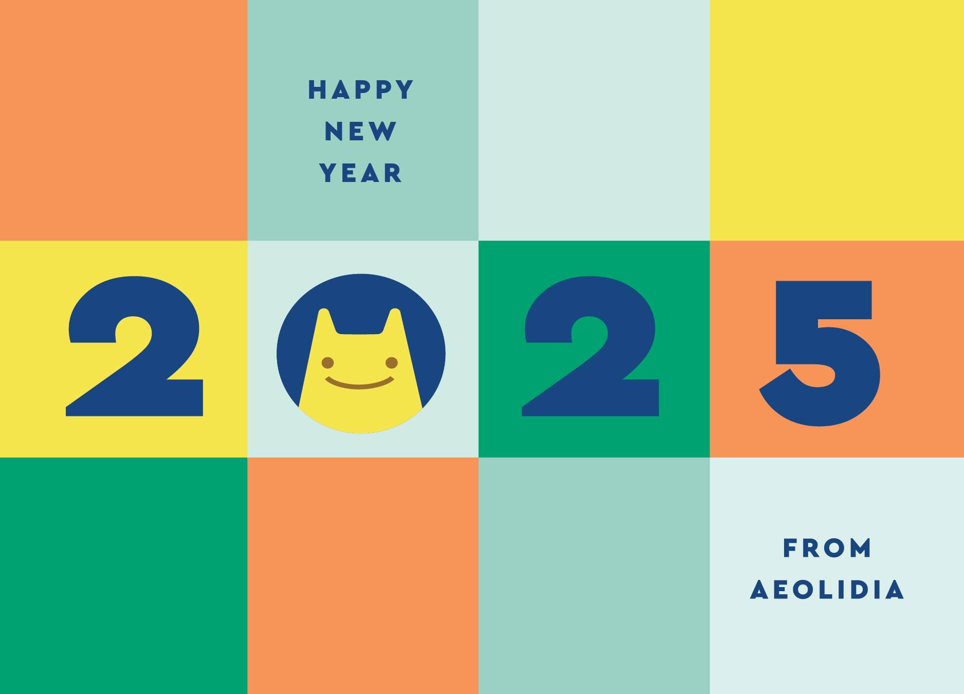 Aeolidia Happy New Year card