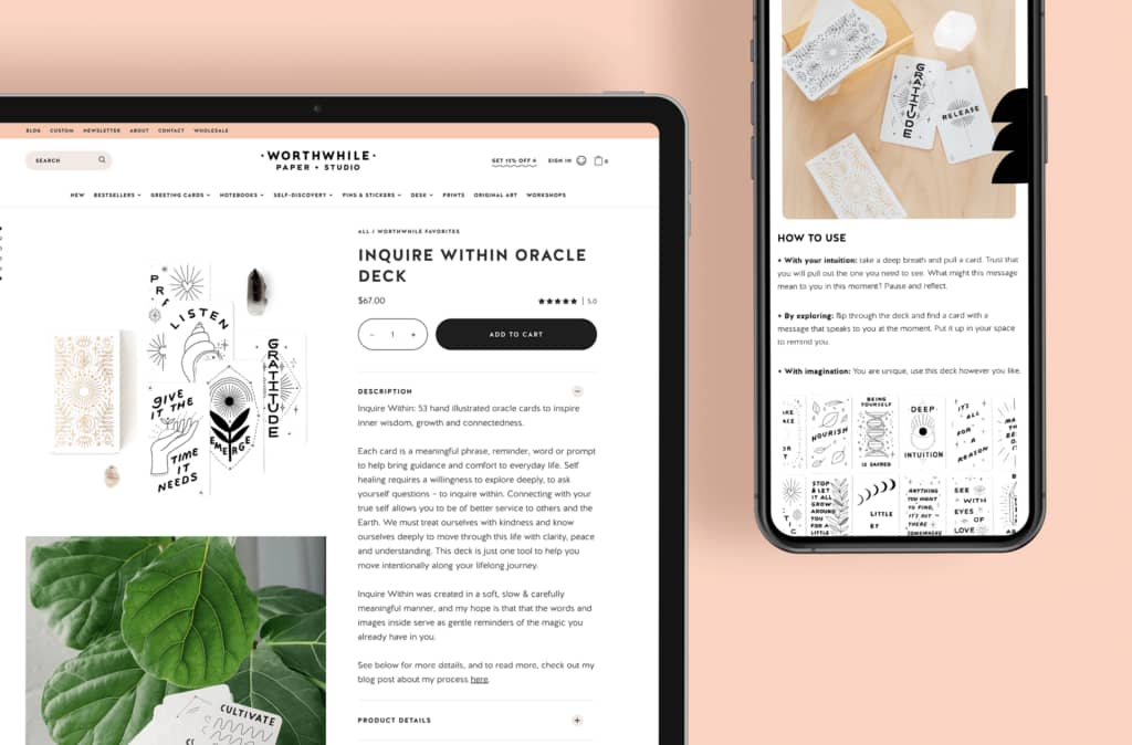 website design example